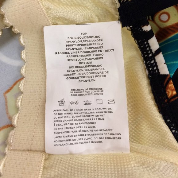 It figures! Peacock Two Piece Tankini - Picture 7 of 10